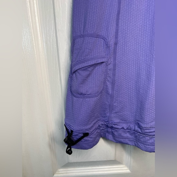 Lululemon Elevate Adjustable Purple Tank Top with Cinched Waist Activewear Sz 6 - Picture 4 of 7